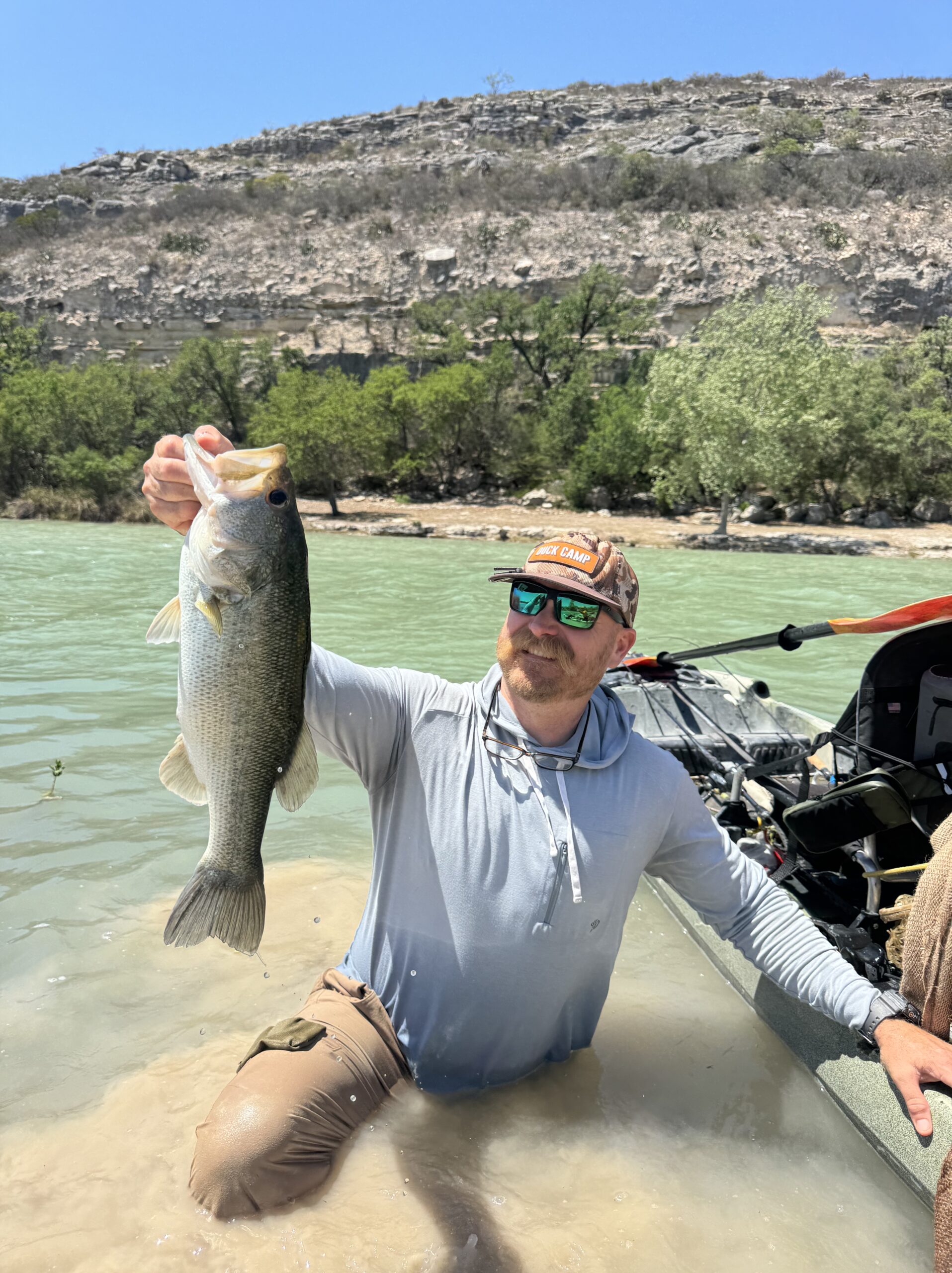 Devils River Texas, Texas Kayak Fishing, Devils River Camping, Jed Mazour, Texas Outdoor Adventure, Hill Country Rivers, Remote Fishing Texas, Smallmouth Bass Texas, Devils River Story, Backcountry Trips Texas, Fly Fishing Devils River, Spiritual Outdoor Journeys