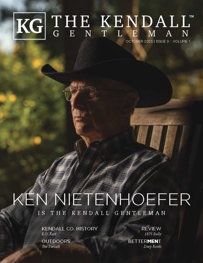 Ken Nietenhoefer – October 2025 Cover of the Kendall Gentleman - the Kendall Gentleman Ken Nietenhoefer on the October 2025 Cover of the Kendall Gentleman