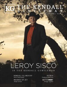 Leroy Sisco on the cover of The Kendall Gentleman February 2026 issue.