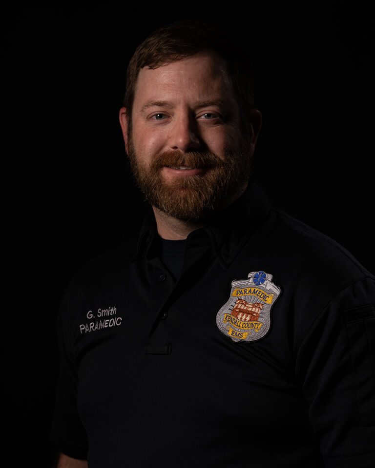 Portrait of Greg Smith, Paramedic with Kendall County Ems in Texas.
