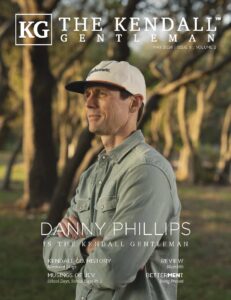 Danny Phillips portrait for The Kendall Gentleman May 2026 cover in Kendall County Texas