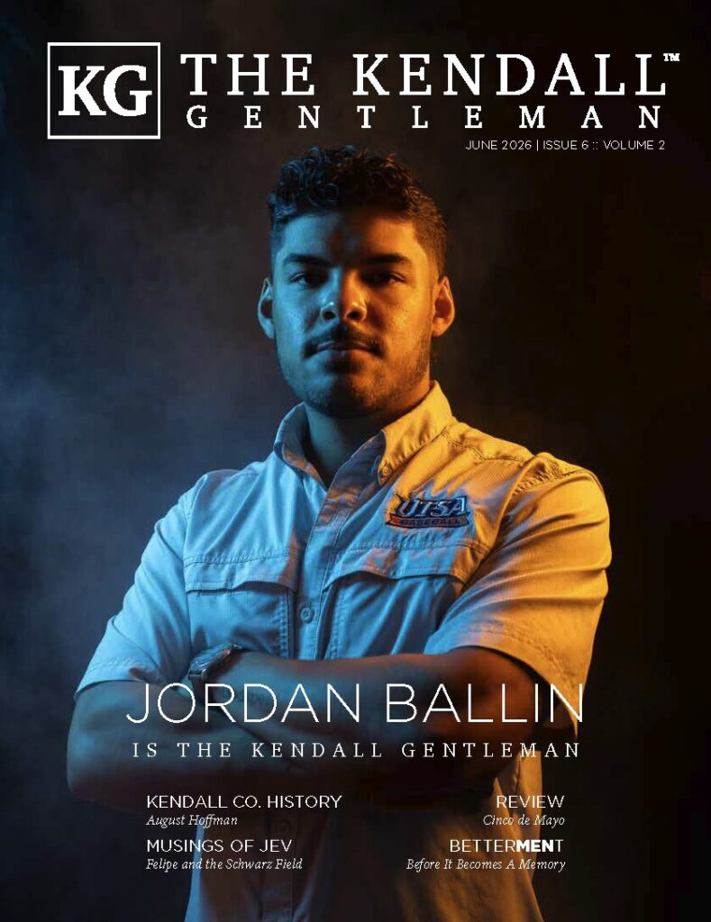 Jordan Ballin | the Kendall Gentleman June 2026 Cover - the Kendall Gentleman Jordan Ballin on the June 2026 Cover of the Kendall Gentleman