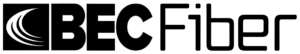 Becfiber Logo with a Curved Swoosh Icon in a Square on the Left and 'becfiber' Text to the Right, a Fiber Optics Brand Mark.