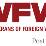 Vfw Logo with Gold Stripes and Large Red Vfw Initials, and 'veterans of Foreign Wars' Text Below (post 688).