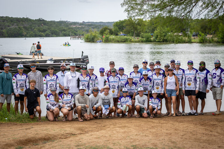 Boerne Bass Club Members and Families at the Summer Shootout Tournament at Inks Lake